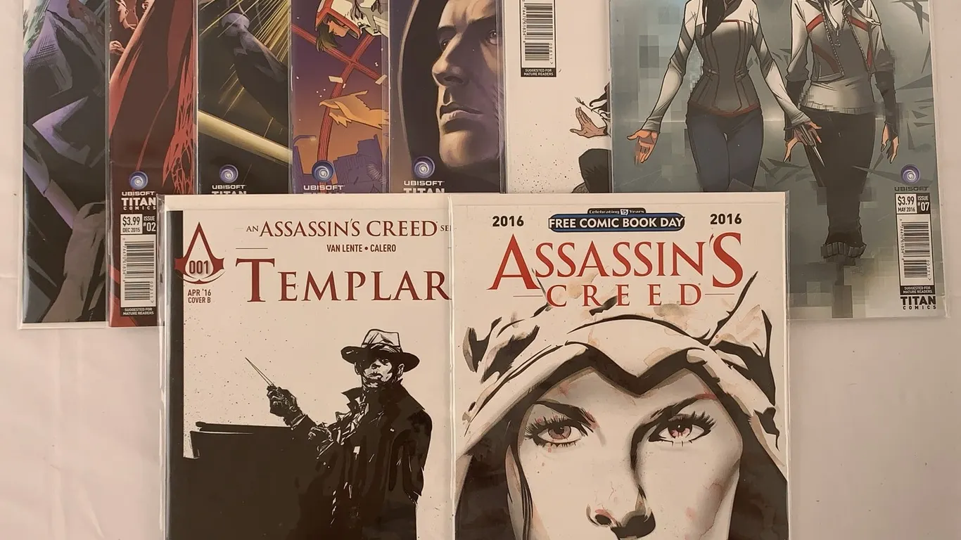 Assassin's Creed #1-7 + Templar #1 + FCBD Comic Lot of 9 - Titan Comics - 2015-2016