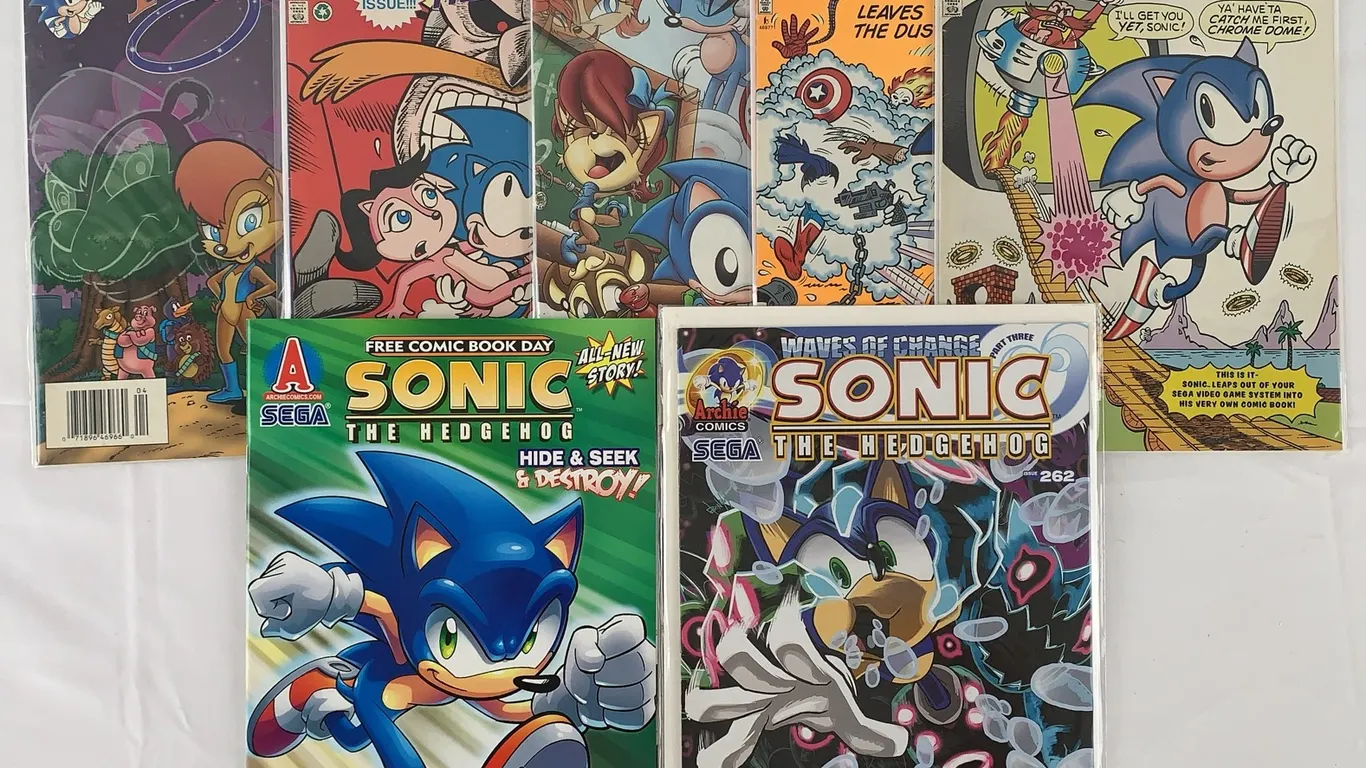 Sonic the Hedgehog Comic Lot of 8 - Archie Comics - 1993-2015