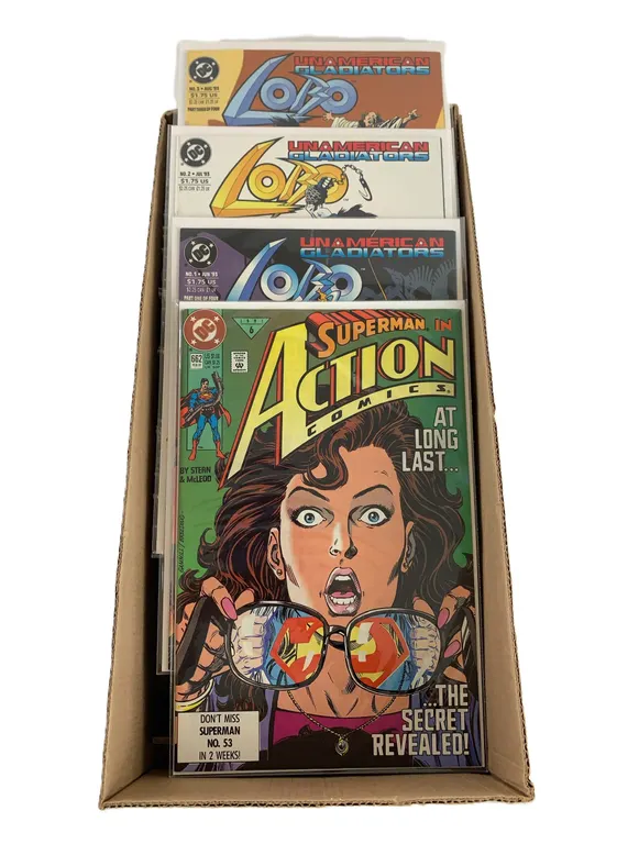 Short Box of DC Comics