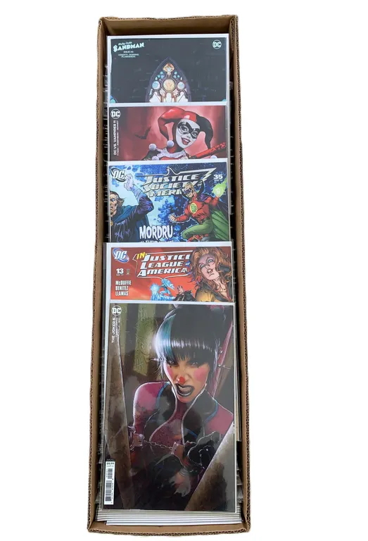 Long Box of DC Comics