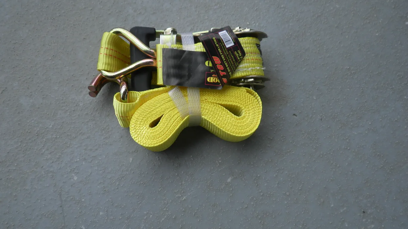 UNUSED WOOD TUFF TOW RTD1.515JH 1-1/2"X15' RATCHET TIE DOWN STRAPS