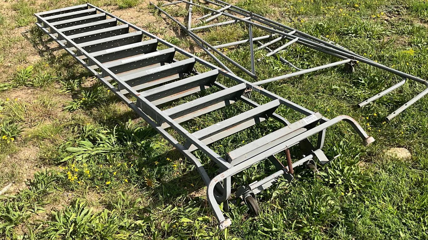 TRIARC ROLLING STEEL WAREHOUSE LADDER
