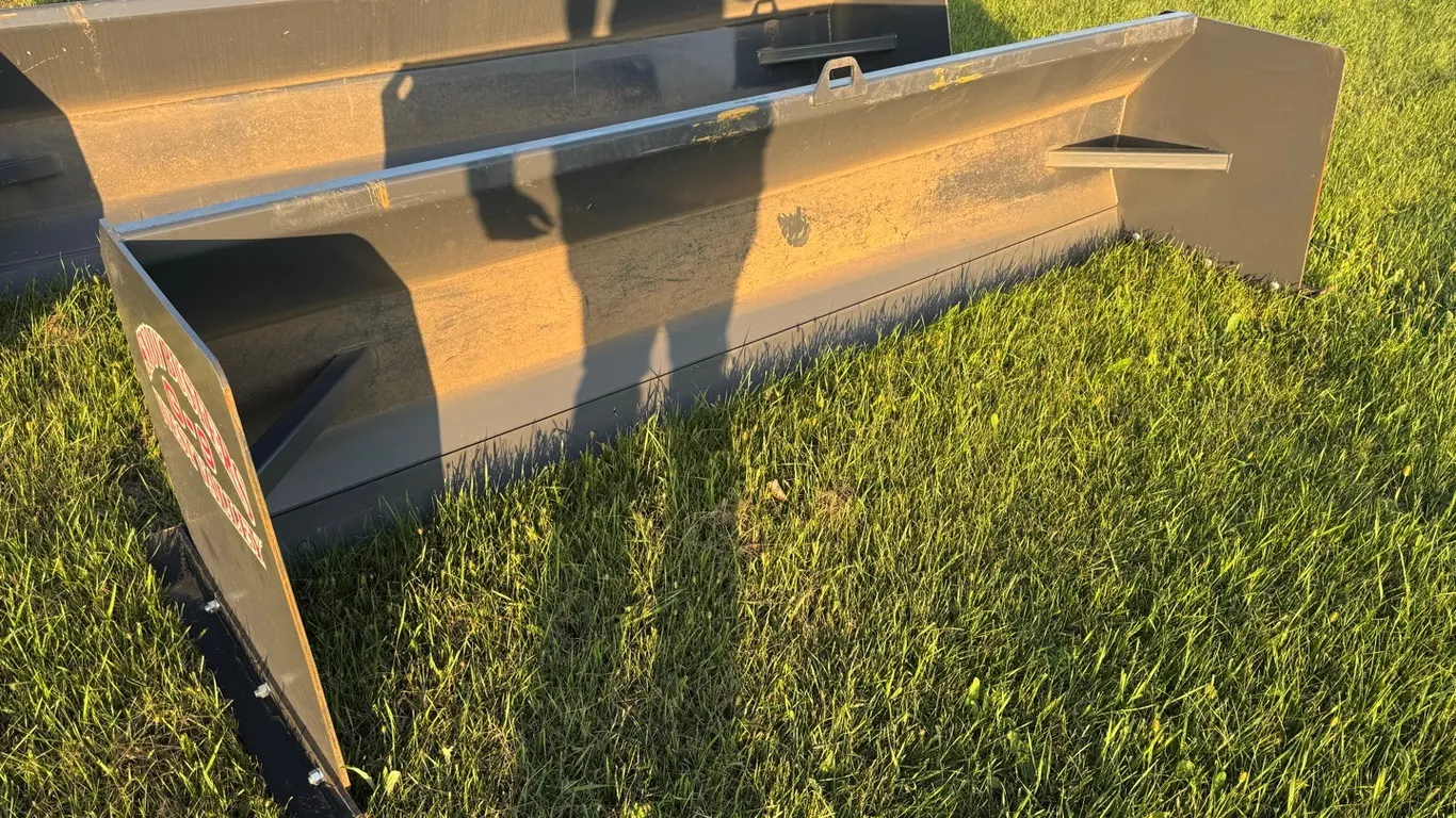 New 2026 Industries America Snow Busters G-9 9' HD snow pusher w/ skid steer quick attach-Sales Tax