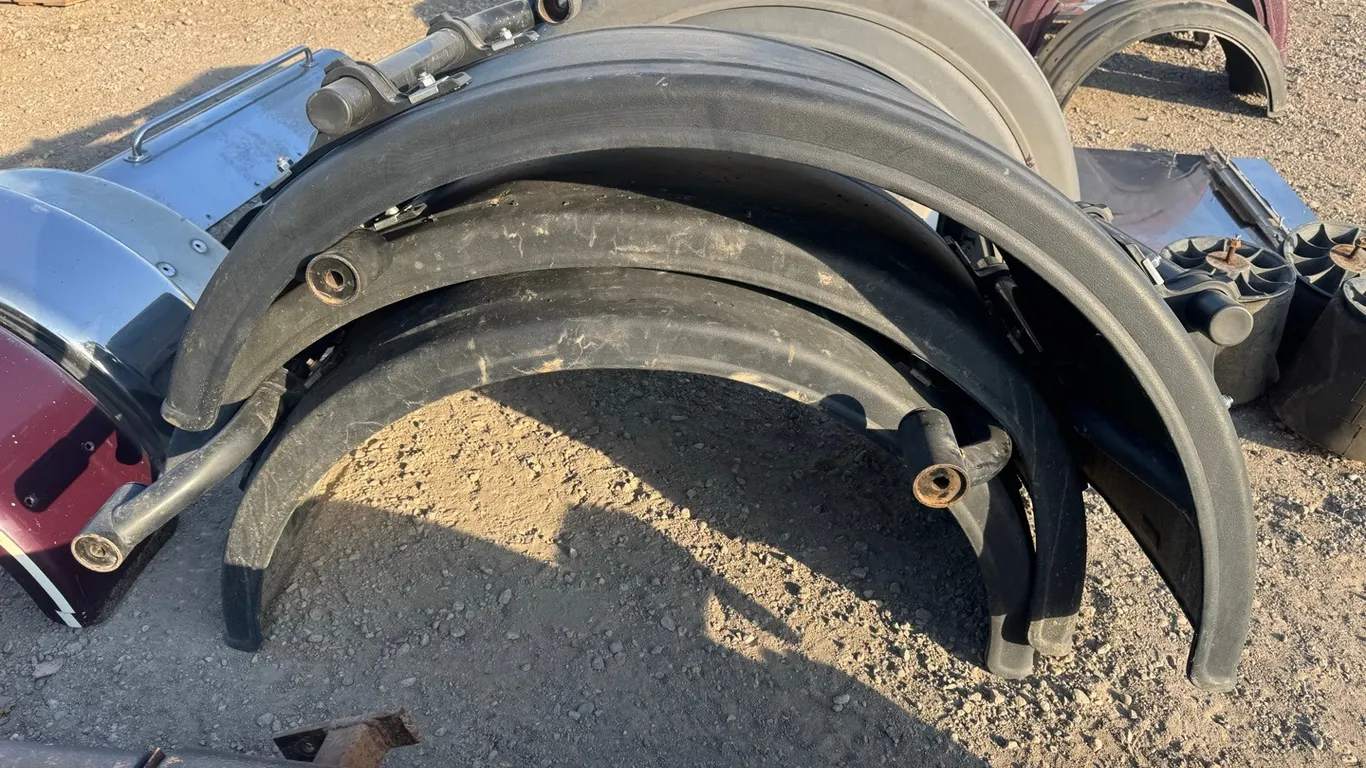 3) Black truck fenders