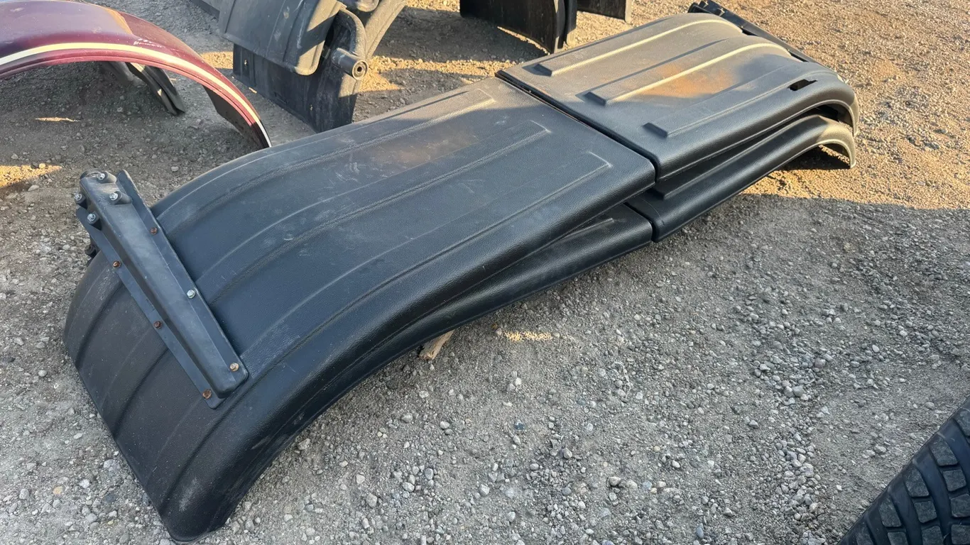 2) Black full truck fenders