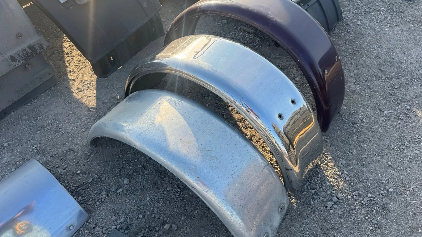 6) Assorted stainless pusher fenders