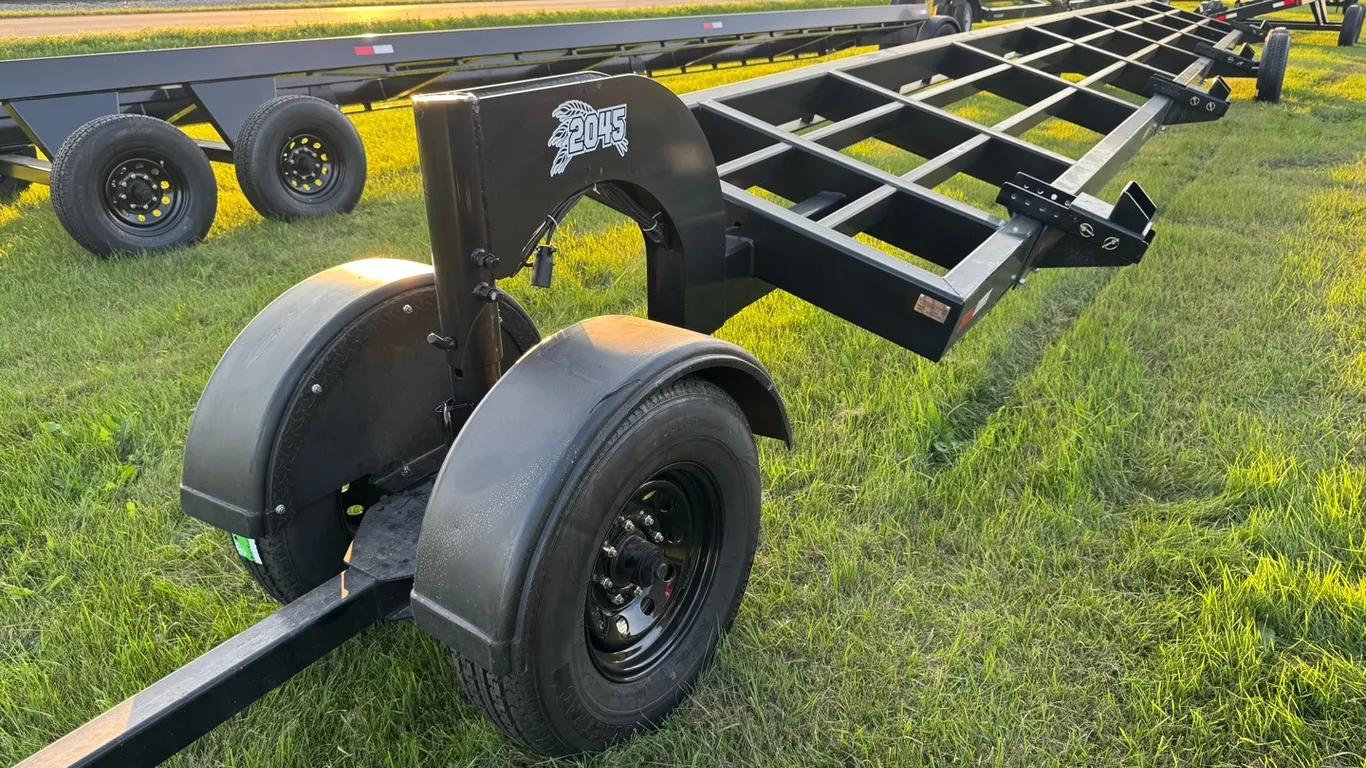 New 2026 Industries America 2045 45' HD tandem axle header trailer-New Farm Machinery Sales Tax