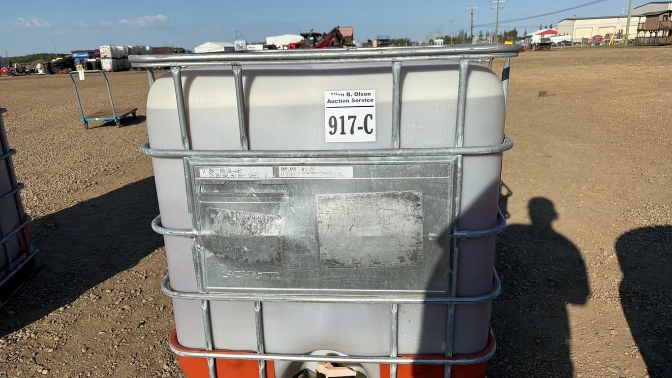 900 L TOTE OF CALCIUM