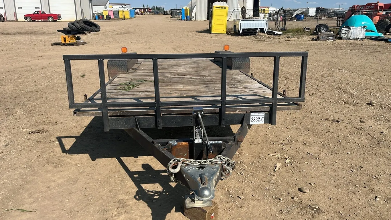 2000 DOUBLE R TRAILER TA 21 1/2' DECK - s/n FM205531