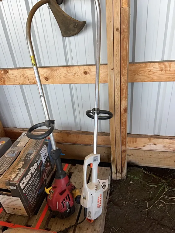 STIHL FSE60 ELECTRIC WEED EATER & HOMELITE GAS POWERED WEED EATER