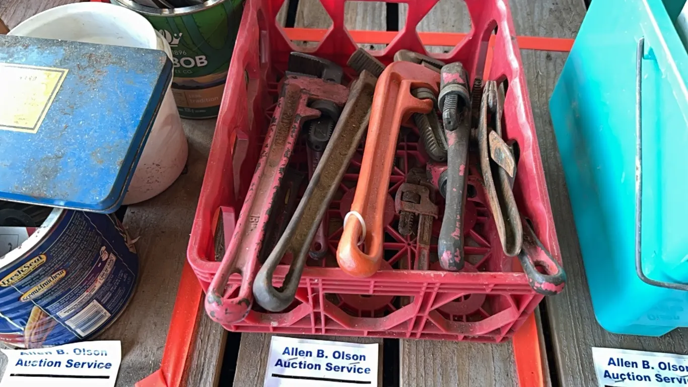 ASSORT PIPE WRENCHES