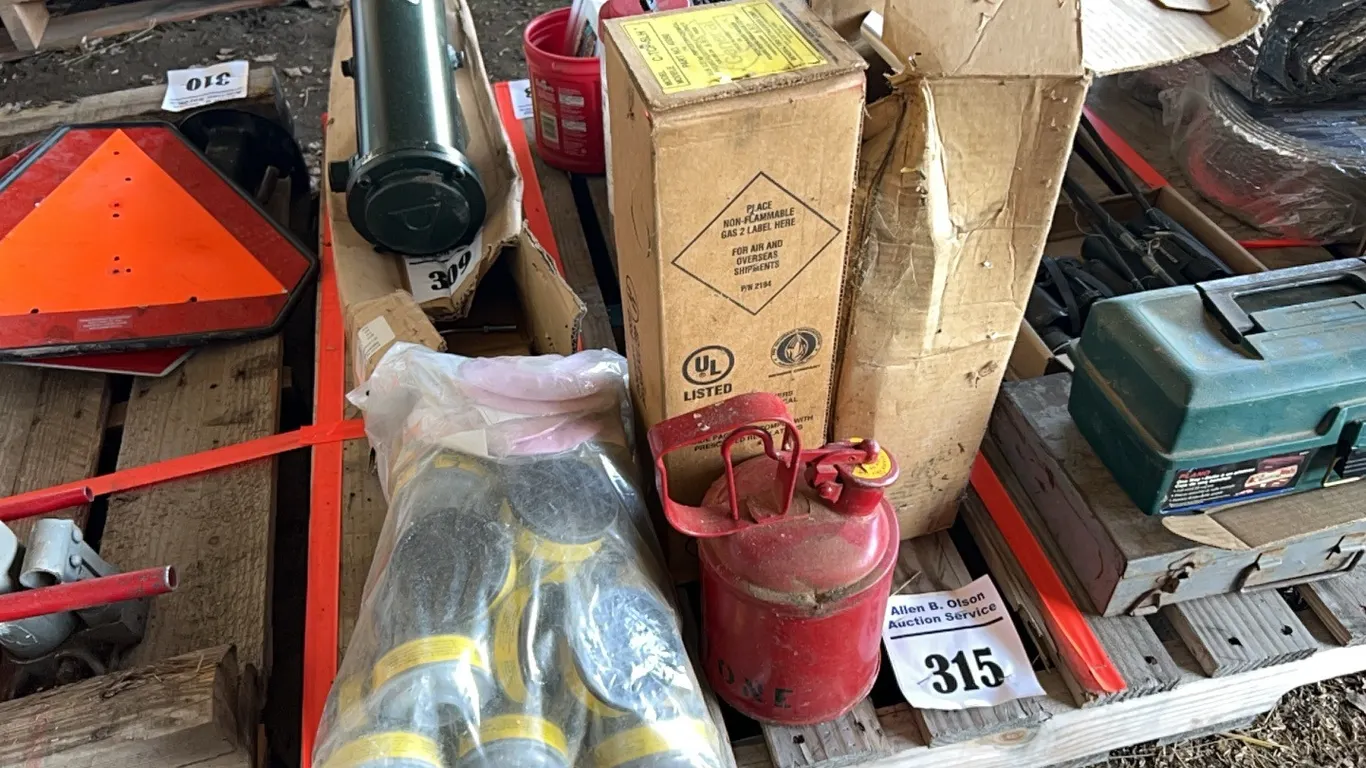 FIRE EXTINGUISHER,FUEL CAN & SAFETY MASK FILTERS