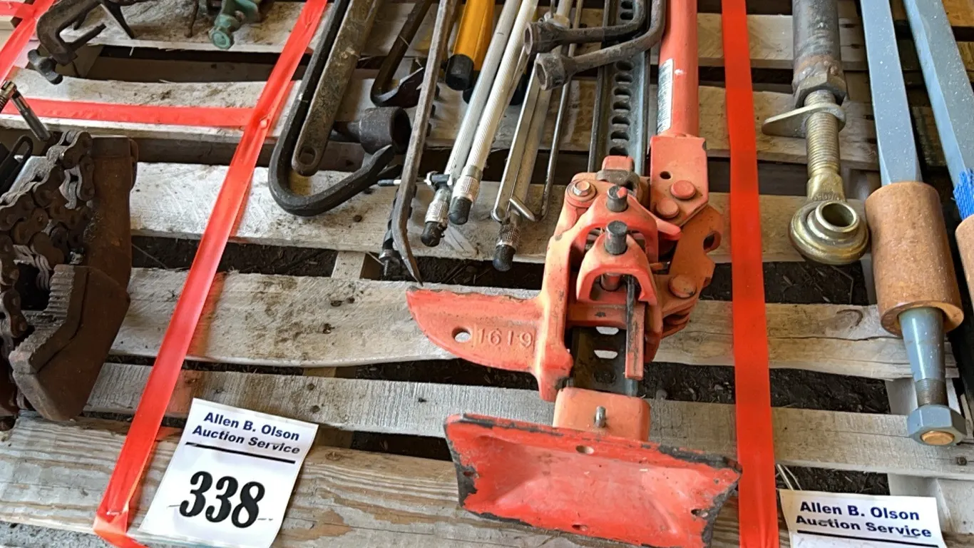 JACKALL, PIPE WRENCH, CROW BARS, TIRE IRONS, TRIPOD STANDS & MORE