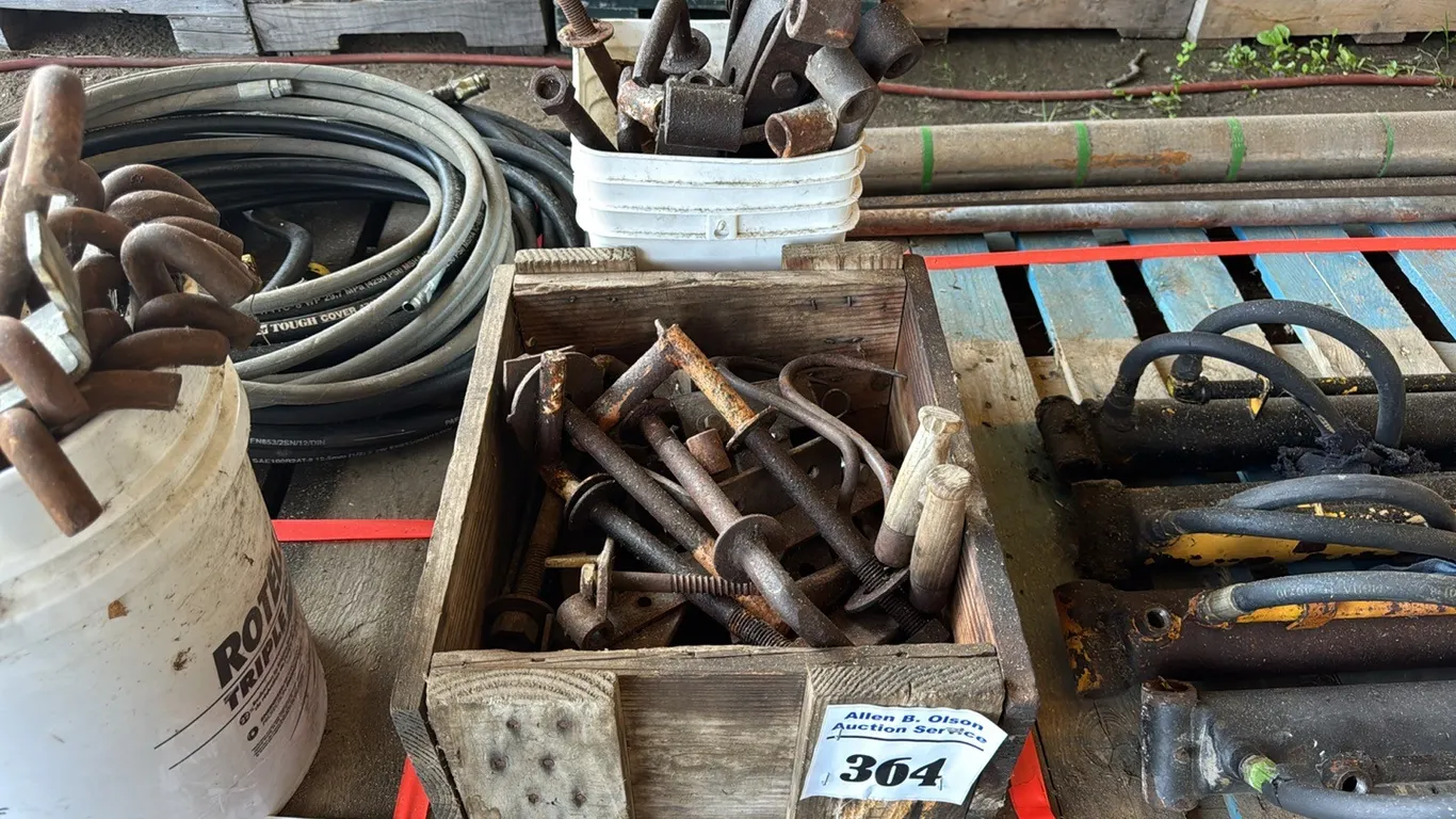 GATE HINGES, BALE HOOKS & MORE