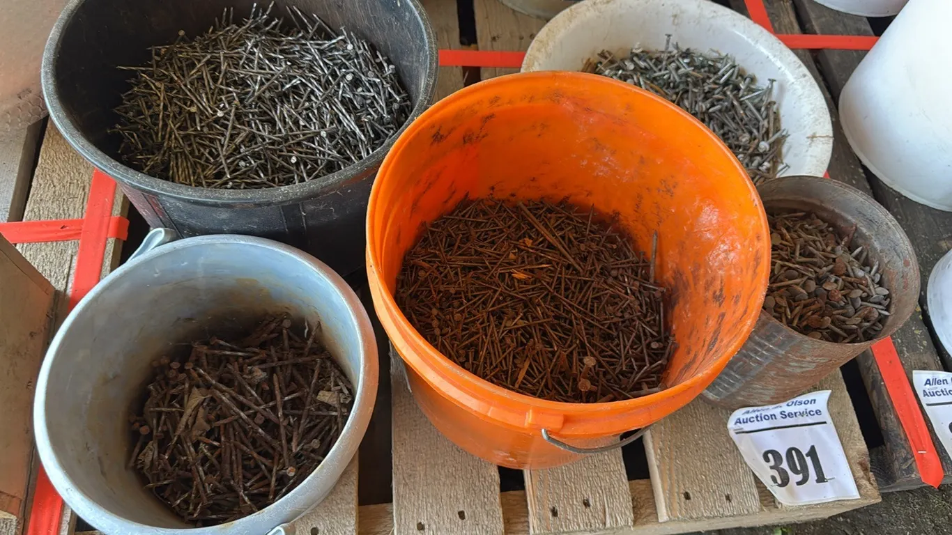 ASSORT NAILS & ROOFING SCREWS
