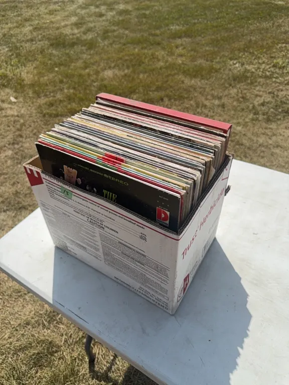 Christmas LP records