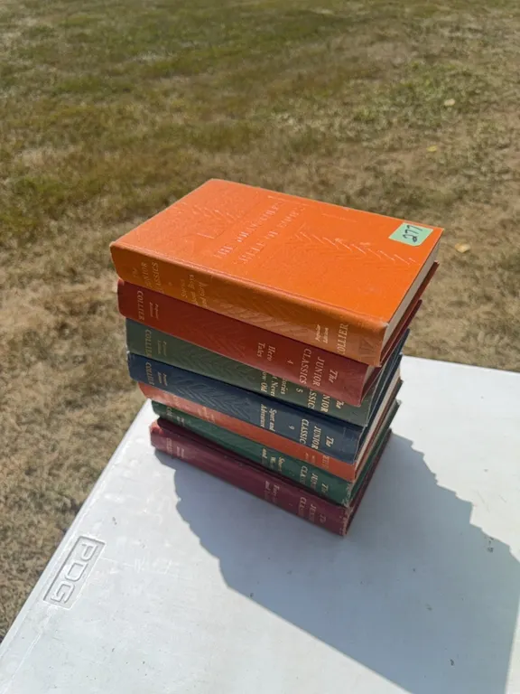 7 books - young folks shelf of books