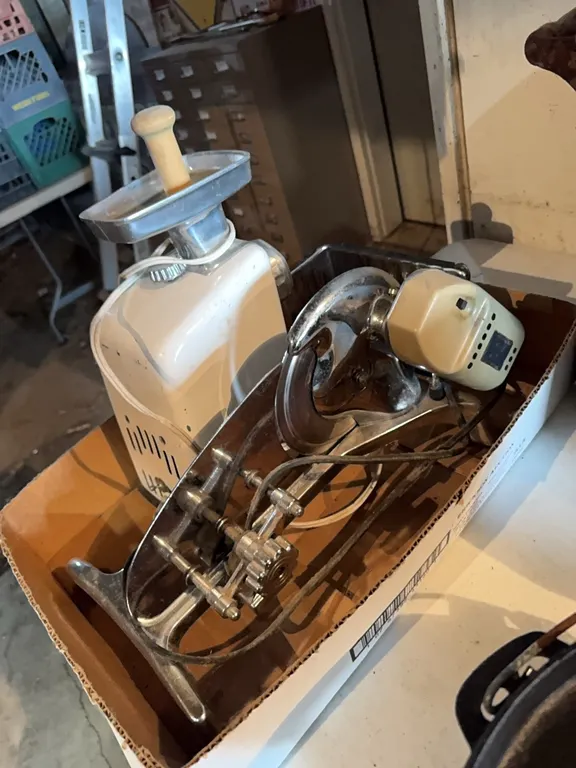 Meat slicer & grinder - electric