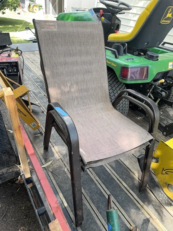 Patio chairs, matching set of two