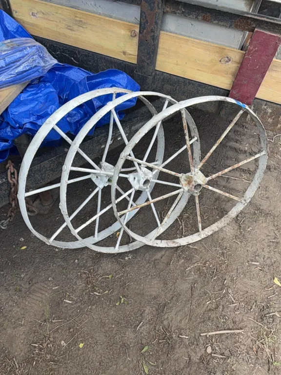 (3) Matching iron wheels