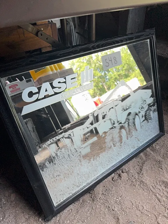 Case IH advertising mirror 20 1/2" x 26"