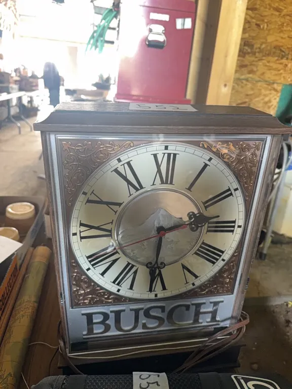 Busch Bar clock