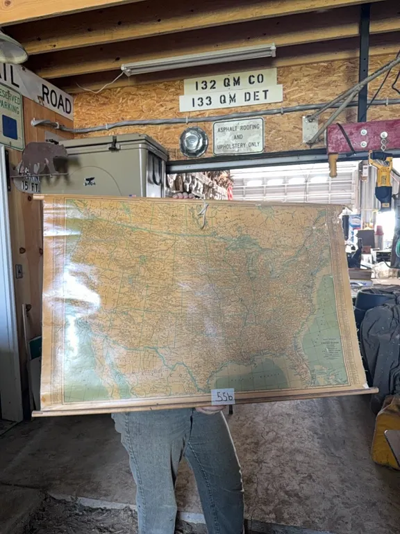 Old Rand McNally US map