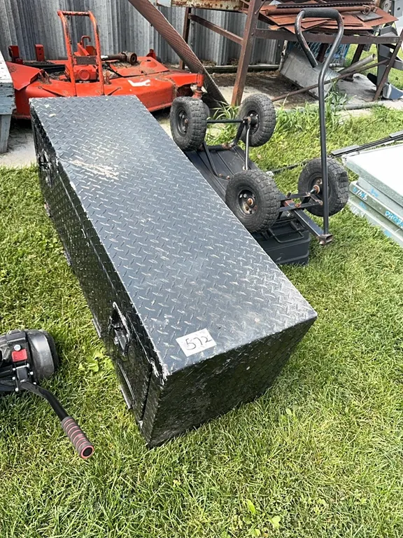 Pick up toolbox – black aluminum