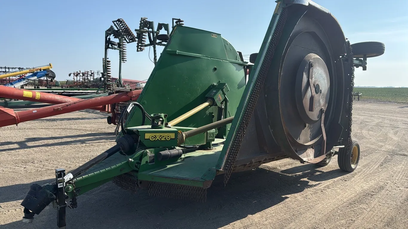 ID 0740 2008 John Deere CX20 Batwing Mower