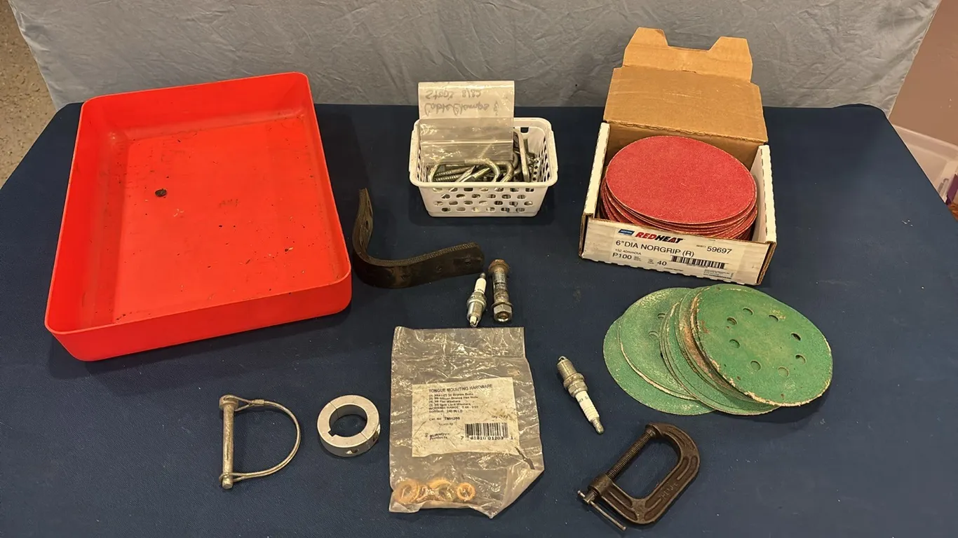 Sanding discs and misc parts