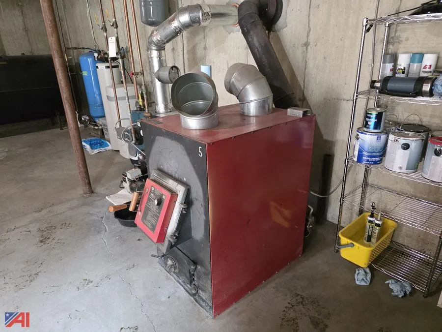 (#5) United States Stove Company Hot Blast Wood Burning Hot Air Furnace