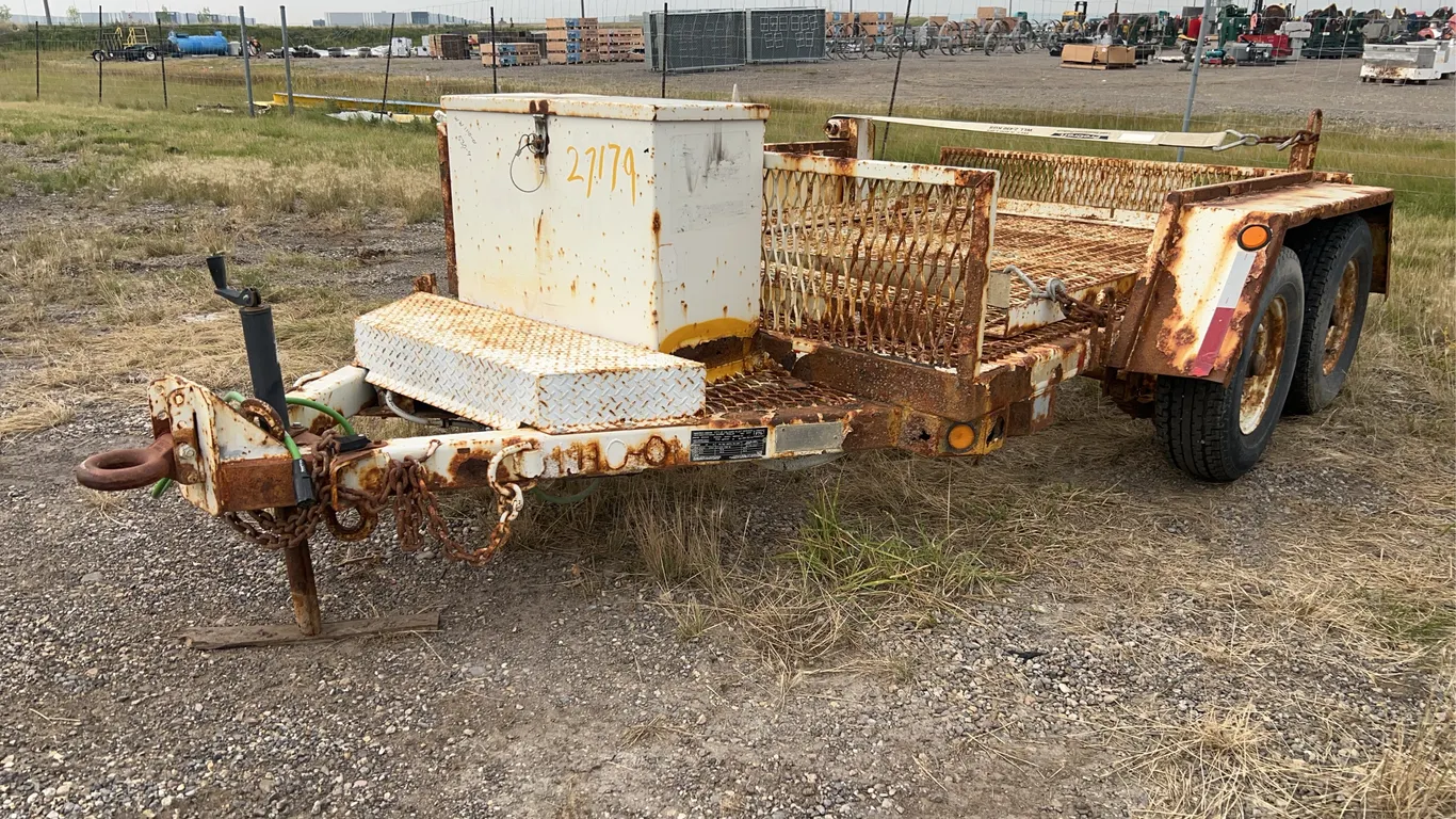 Homebuilt T/A 10 Pintle Hitch Equipment Trailer