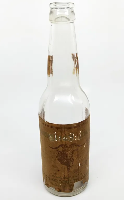 IRTP 12 OZ PAPER LABEL BOTTLE BANQUET BOCK GUTSCH PRODUCTS SHEBOYGAN WISCONSIN