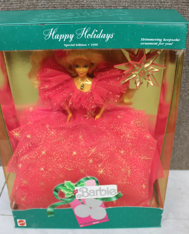 1990 Mattel Barbie Happy Holidays Doll