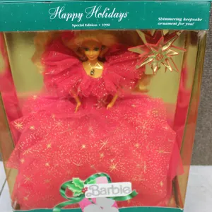 1990 Mattel Barbie Happy Holidays Doll