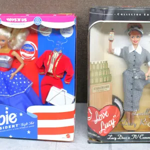 Barbie for President and I Love Lucy Doll