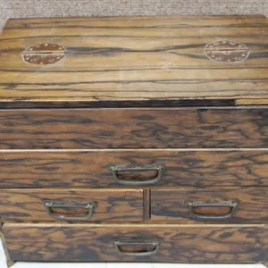 Wooden Storage Chest with Multiple Drawers