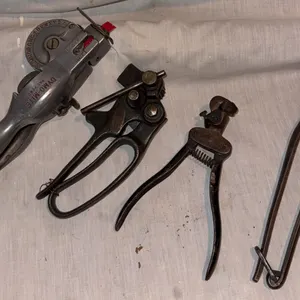 Label maker and metal handle tools