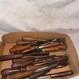 Vintage hand, wood chisel