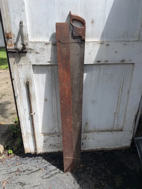 5 foot vintage hand saw