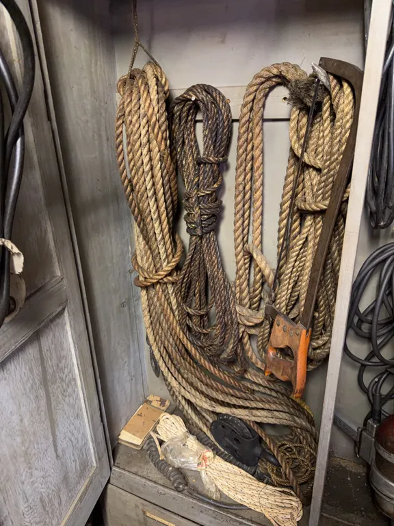 Ropes and pulleys