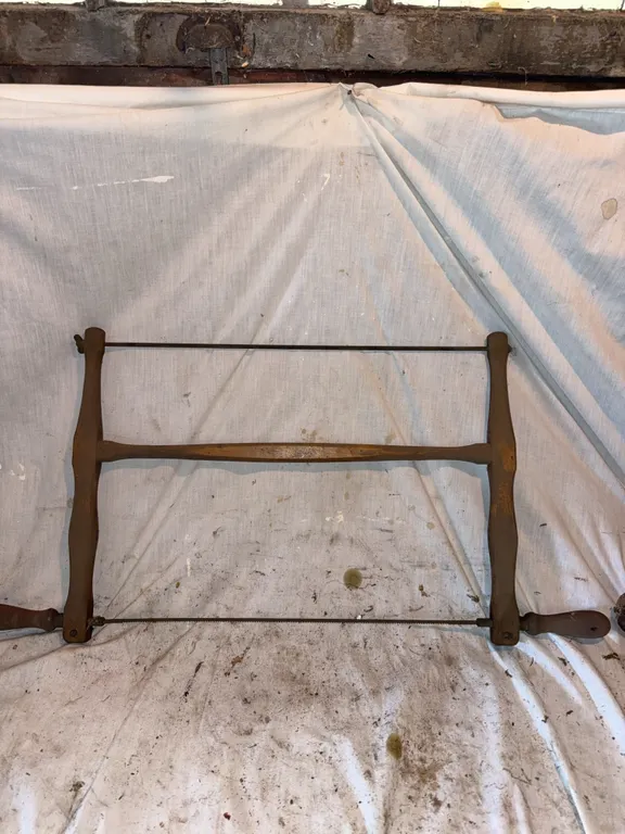 Wooden hand saw
