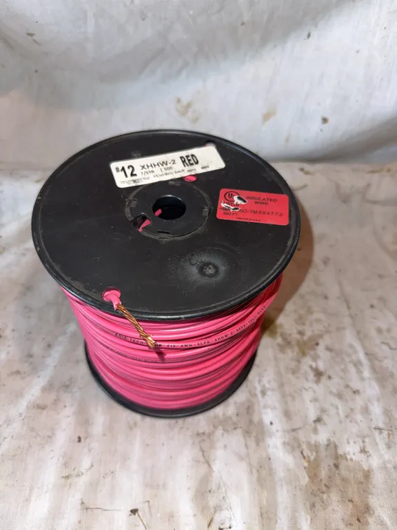 Insulated spool of wire
