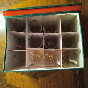 Vintage Luminarc wine glasses 10 Pcs With Storage Case