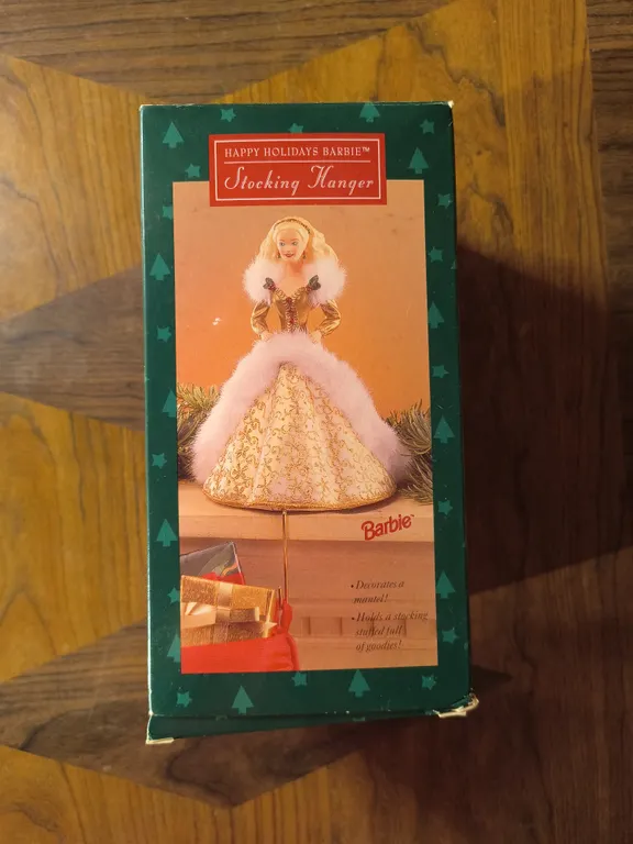 Hallmark Christmas Happy Holidays Barbie Stocking Hanger