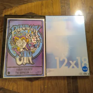 Runaway Gin Framed Concert Poster & Frame Lot