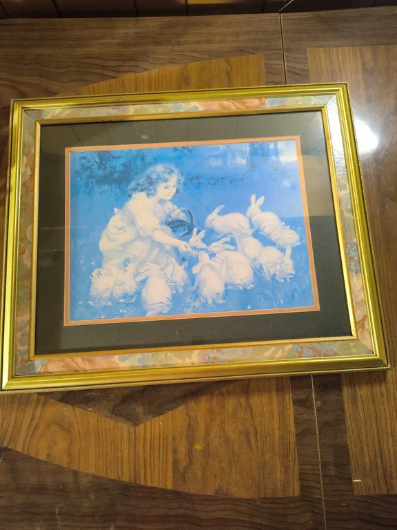 Vintage Frederick Morgan “Alice in Wonderland” Framed Print