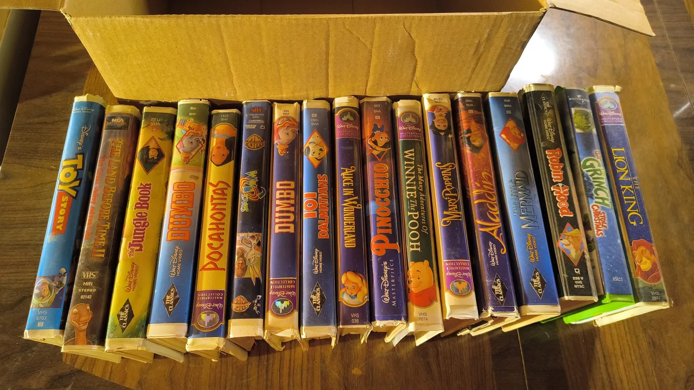 Vintage Disney VHS Lot