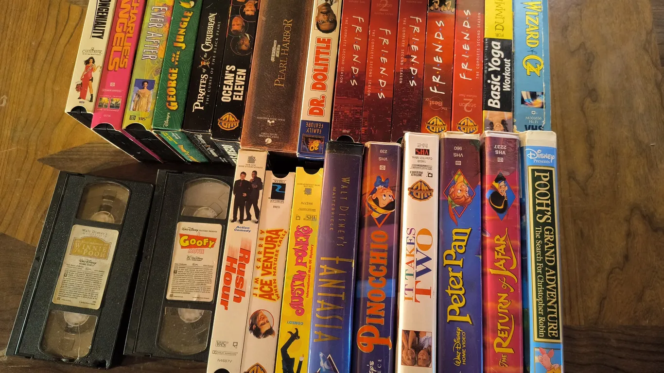 Vintage Disney & Movies VHS Lot