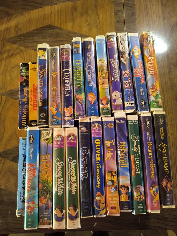 Vintage Disney Mostly VHS Lot